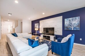 Villa, Multiple Bedrooms | Living room | Fireplace