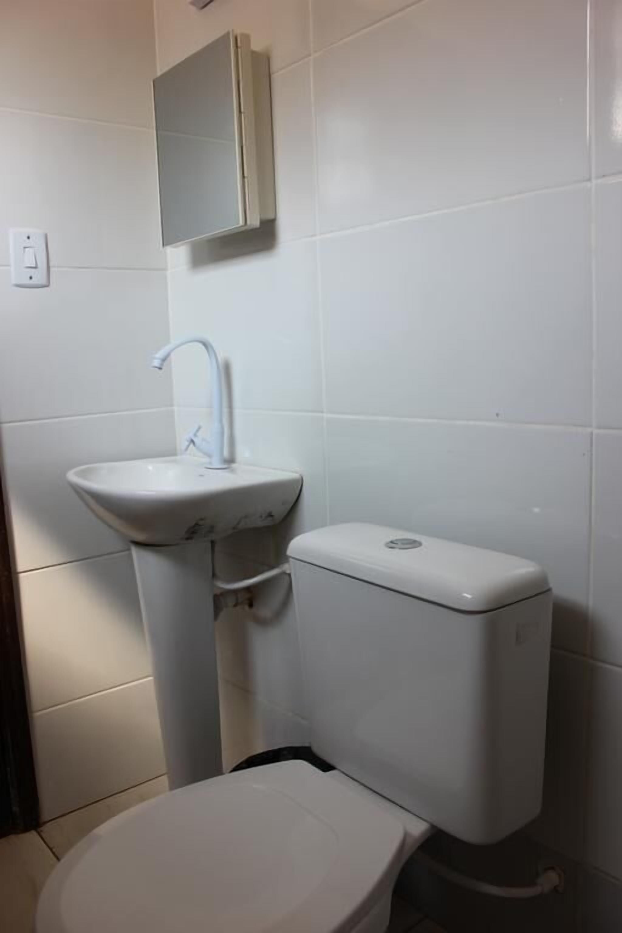 shower, towels, soap, toilet paper