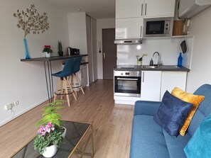 Fridge, microwave, oven, stovetop - "Monplaisir", center + parking, quiet, clean, wifi, close to Universities (Lyon)
