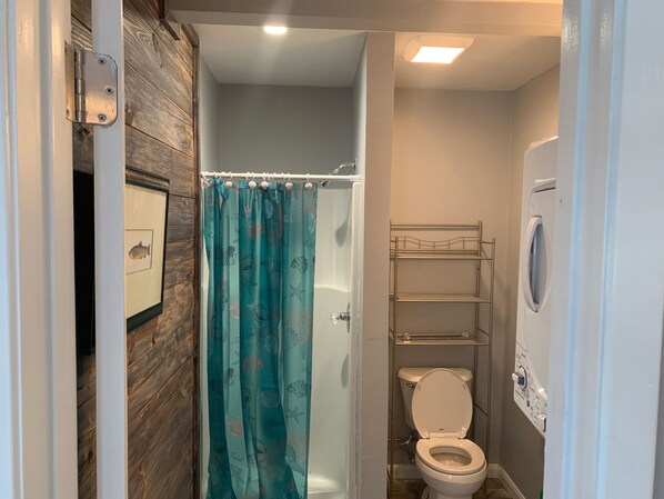 Towels, soap, toilet paper