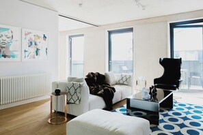 Apartment (2 Bedrooms) | Living area | TV