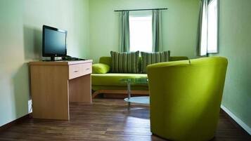 Apartment, 1 Bedroom (Sieben Wiesen) | Living area | Flat-screen TV