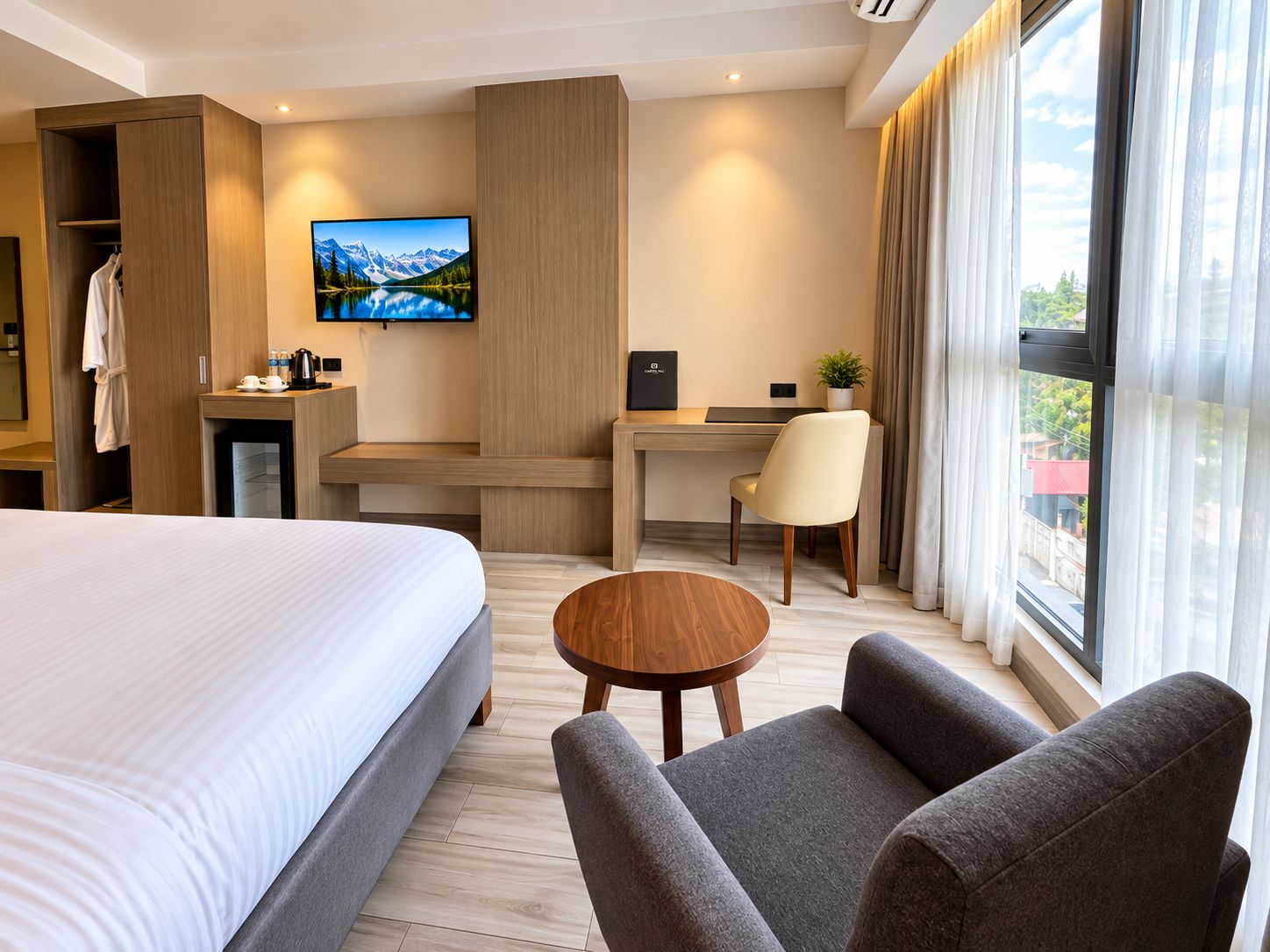 Deluxe Room | Egyptian cotton sheets, premium bedding, down comforters, pillowtop beds