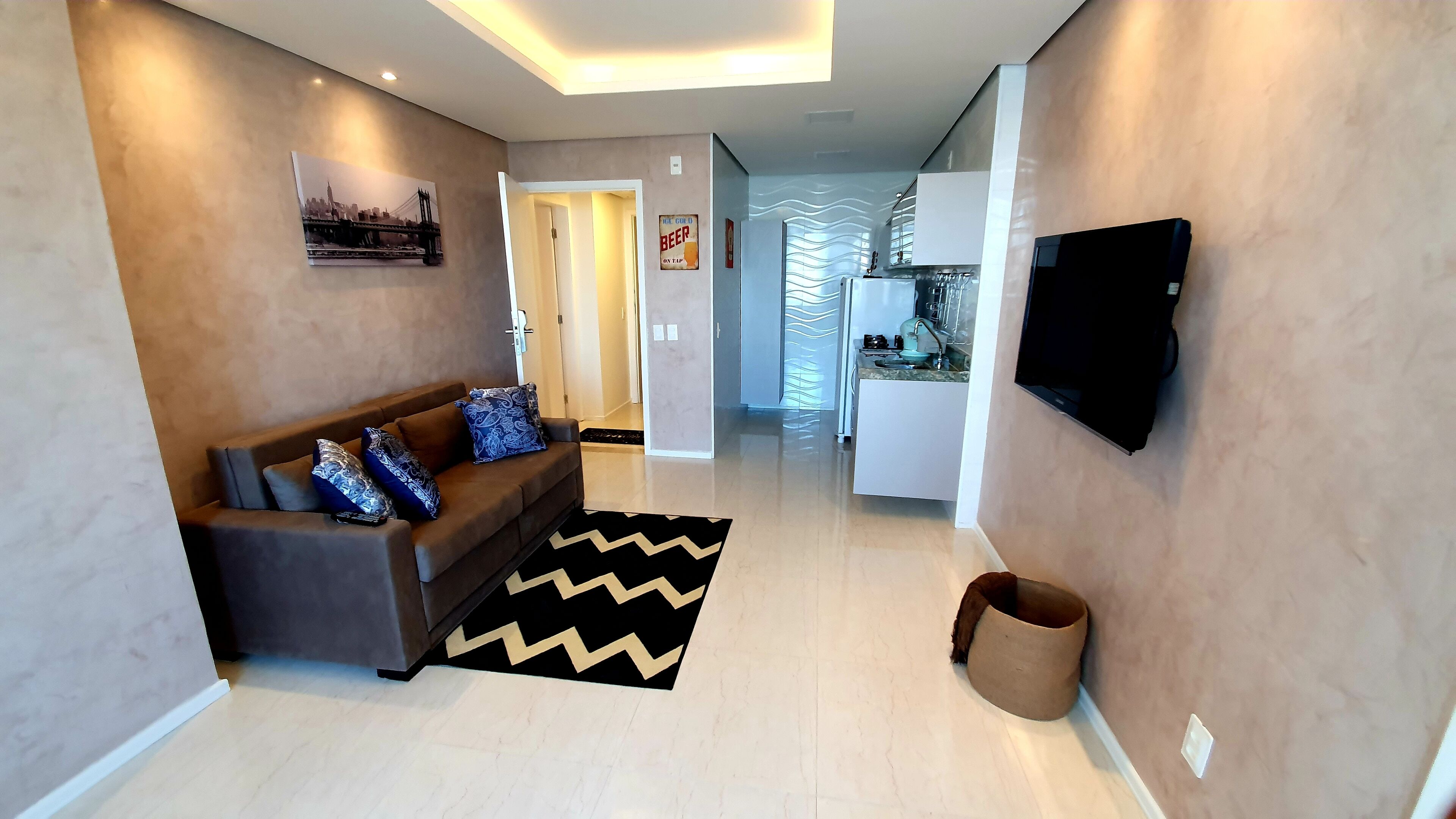 premium apartment | living room | flat-screen tv