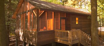 Hot Tub 2 BR Cabin in the woods New River Gorge (Cabin 2 Opossum Creek Retreat)