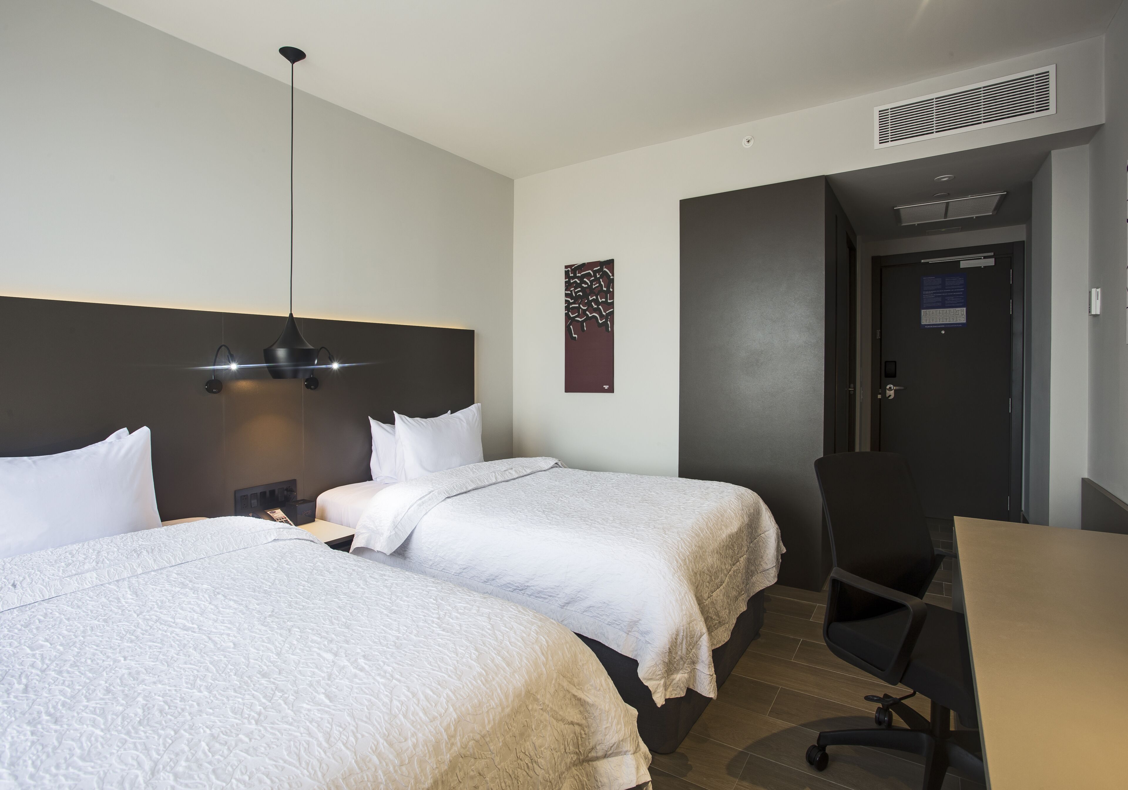 twin room, 2 single beds, non smoking, refrigerator | premium bedding, in-room safe, desk, laptop workspace