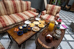 Free daily local cuisine breakfast