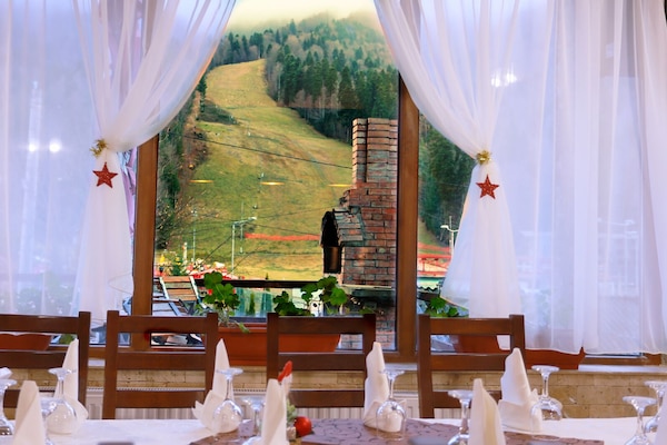 Outdoor wedding area
