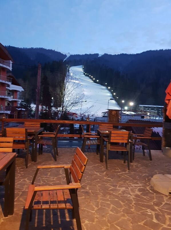 Terrace/patio - Pensiunea Elemar (Azuga)