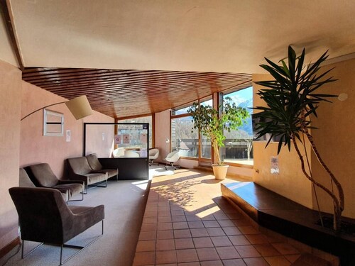 Bis 50m skipiste, 5te Etage, blick berg, balkon, fernseher, schließfach für die skier, 30m²