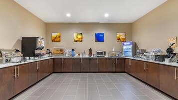 Free daily on-the-go breakfast