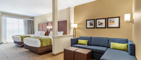 Deluxe Suite, 2 Queen Beds, Non Smoking with Sofabed