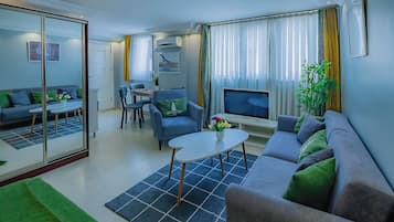 Allergitestet sengetøy, safe på rommet og skrivebord