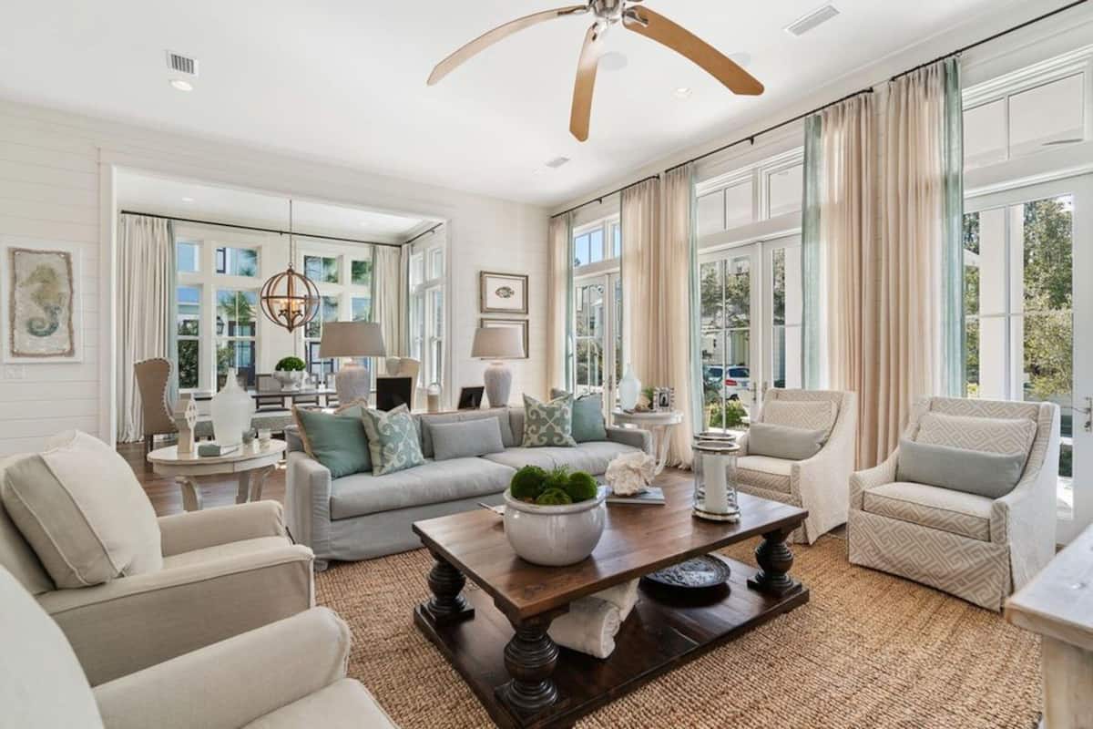 Villa, 4 Bedrooms | Living room | 36-inch TV with cable channels, DVD player, ping pong