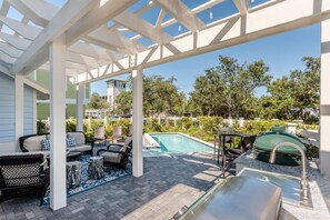 Alberca al aire libre 