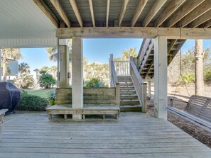 Terrace/patio - Cape Cottage - Custom home on the North Cape (Port St Joe)