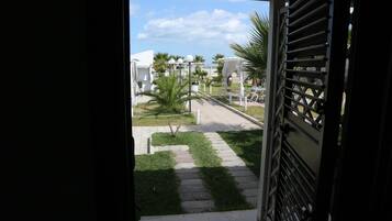 Blick von der Unterkunft