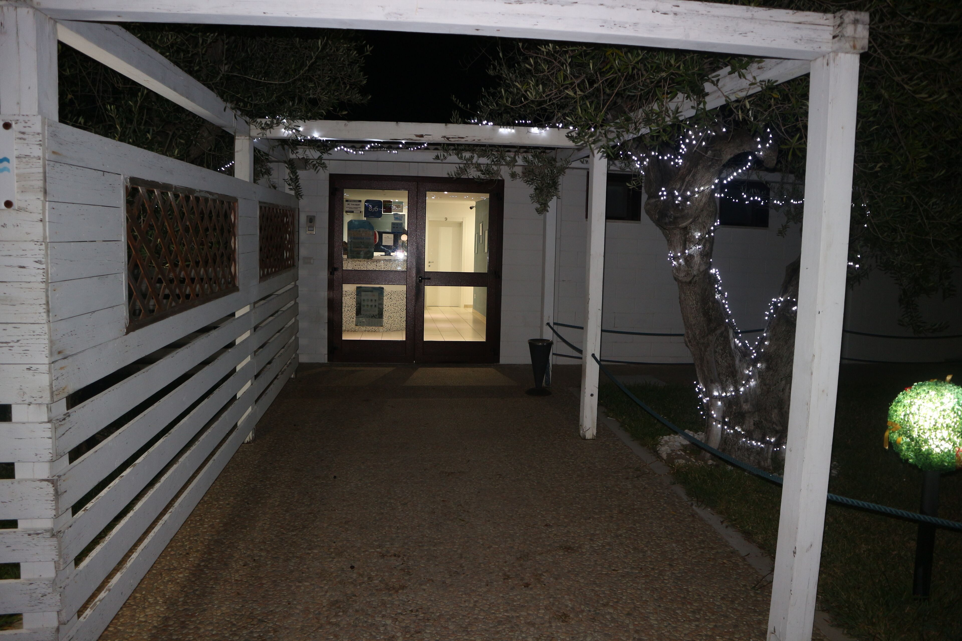 Entrée de l’hébergement