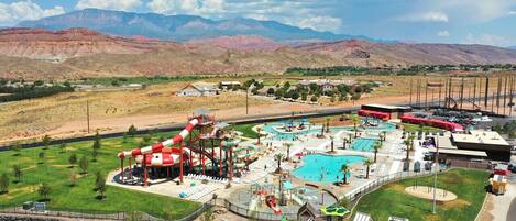 Una piscina riscaldata