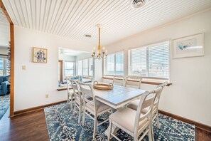 Dining - August Rush - Corolla, Whalehead, Oceanfront, Elevator, Pool Table, Dunetop Deck, Pets OK (Corolla)