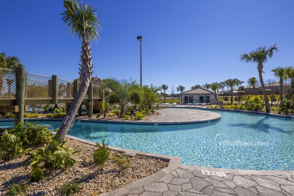 Outdoor pool, pool cabanas (surcharge), pool umbrellas