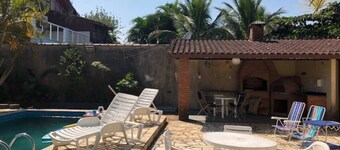 Casa en la playa con piscina, barbacoa a 50 metros del mercado, Sky 152 canales + Garaje 4