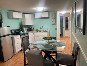 Fridge, microwave, oven, stovetop - Downtown Oasis: 2 BR Near Beach (West Palm Beach)