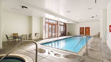Indoor pool, a heated pool