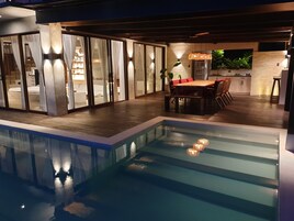 Front of property - evening/night