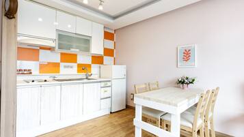 Condo (Carnelian, Max 2 People) | Private kitchenette | Full-size fridge, microwave, coffee/tea maker, electric kettle