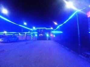 Front of property – evening/night