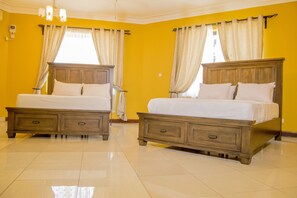 6 slaapkamers, een kluis op de kamer, wifi, beddengoed