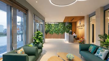 Sala de estar en el lobby
