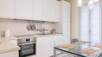 Oven, dishwasher, cookware/dishes/utensils, spices