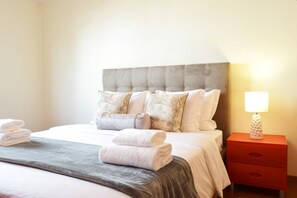 2 bedrooms, iron/ironing board, travel crib, free WiFi