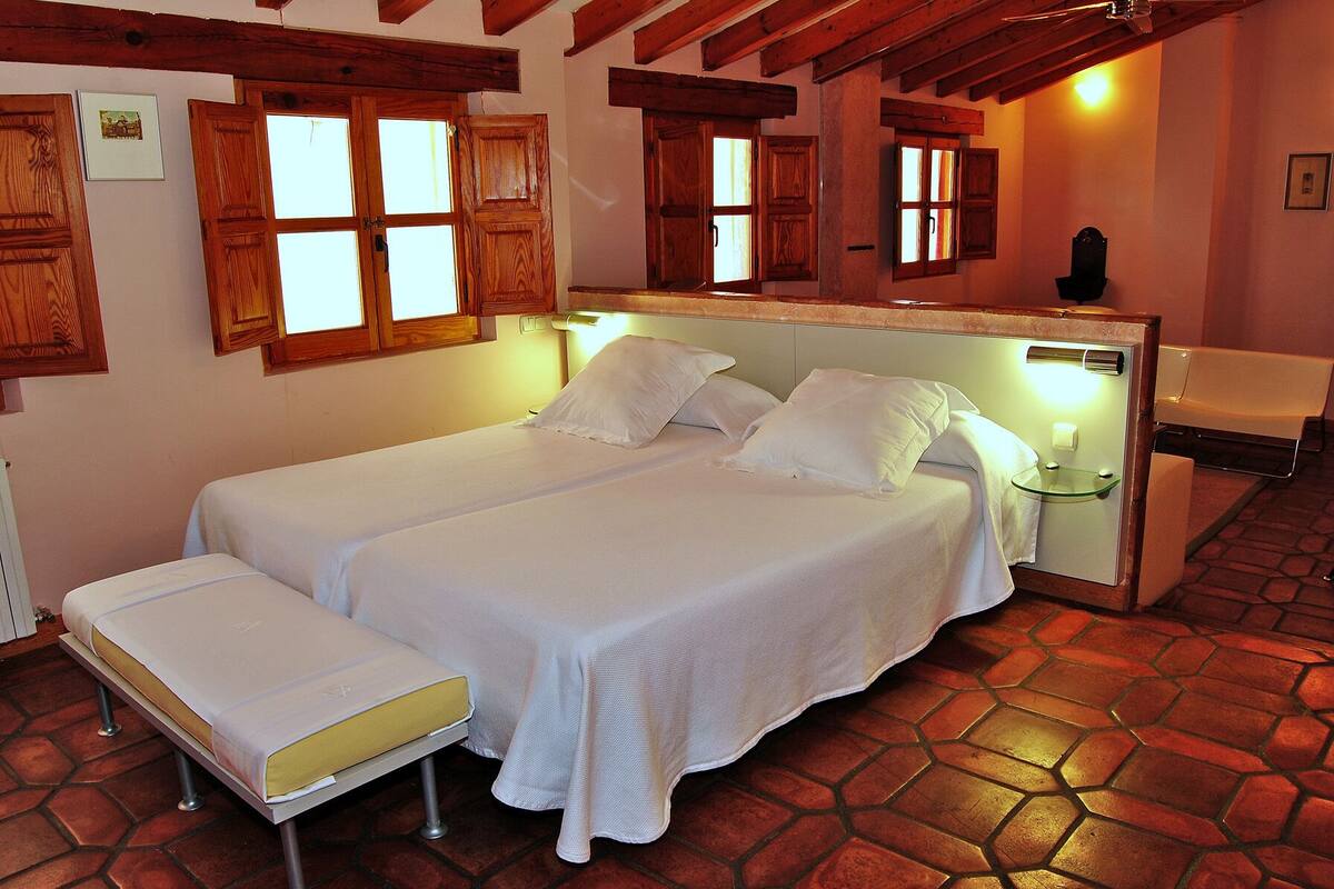 Quarto duplo (12) | Berços grátis, camas extras/dobráveis (sobretaxa), Wi-Fi de cortesia