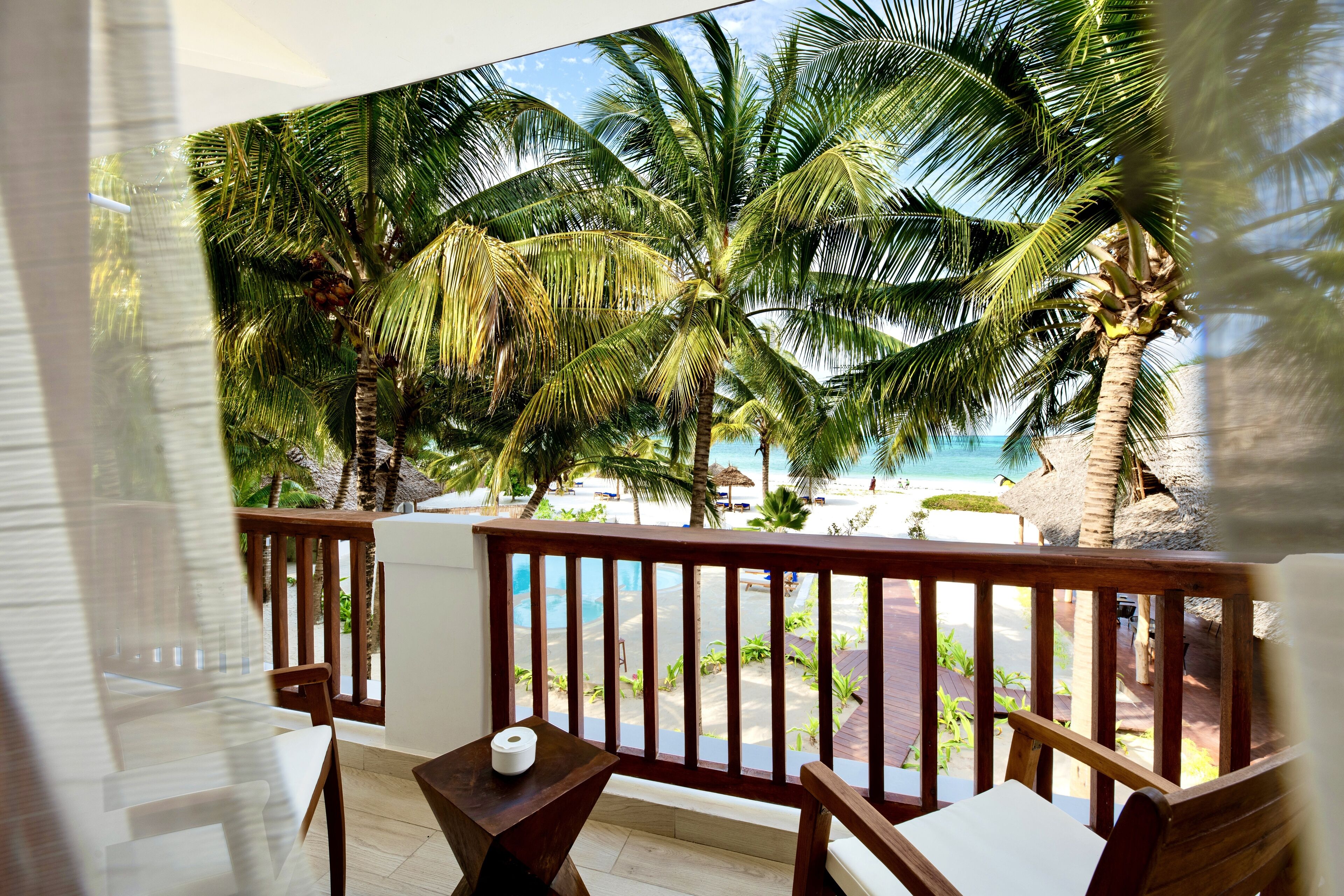 Deluxe-Zimmer, Meerblick | Terrasse/Patio