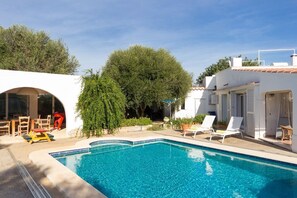 Pool - Trebaluger 3 bedroom villa, Es Castell (Es Castell)