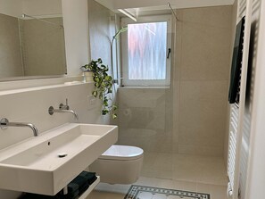 Shower, hair dryer