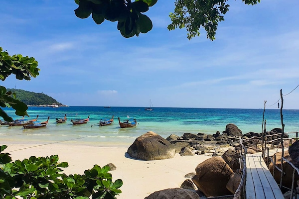 Toallas de playa, kayak