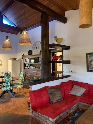 TV, fireplace, DVD player