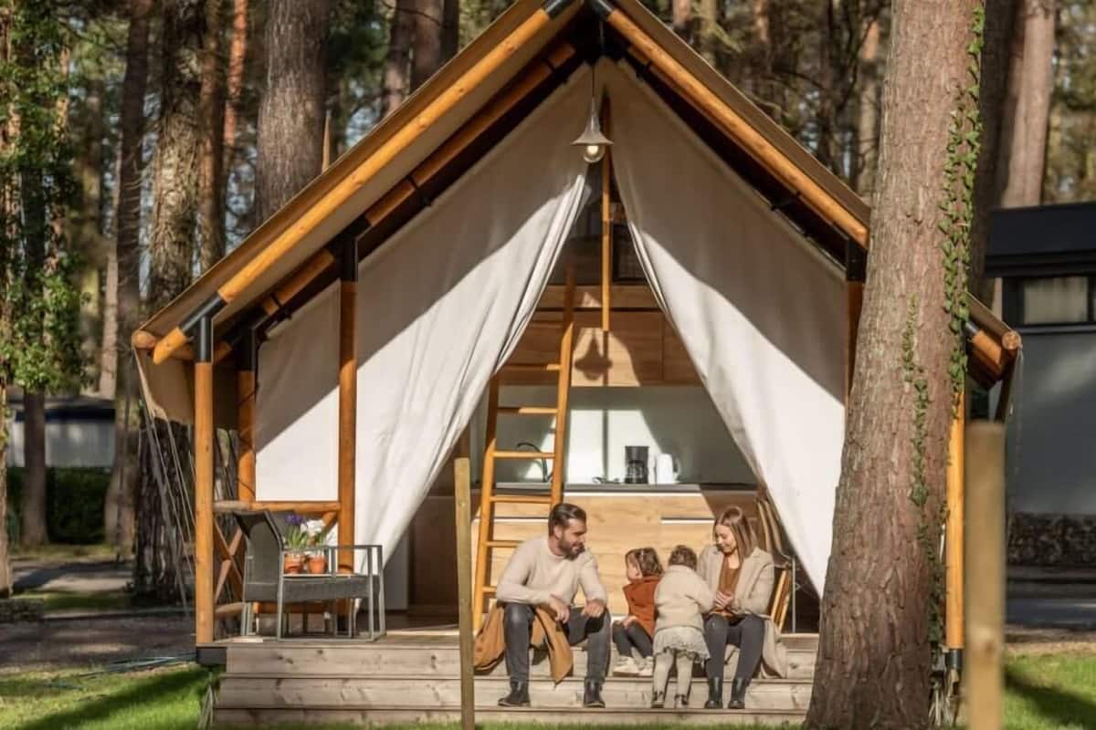 Papendaal lodge 6 | 2 habitaciones, ropa de cama de alta calidad y decoración personalizada