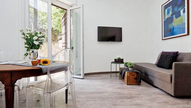 Apartment, 3 Bedrooms | Living area - Scipioni Terrace (Rome)