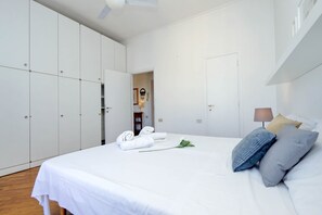 Apartment, 2 Bedrooms | 2 bedrooms, iron/ironing board, free WiFi, bed sheets - Pompeo Magno Apartment (Rome)