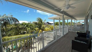 Terrace/patio - R & K's Marathon Paradise 2/2 Duplex w/35` Dock & Cabana Club Included (Marathon)