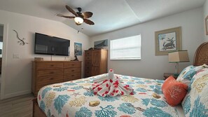 2 bedrooms, iron/ironing board, free WiFi, bed sheets