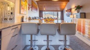 Oven, dishwasher, highchair, cookware/dishes/utensils - Distinctive Adjacent Two Lake View Townhouses (Queenstown)
