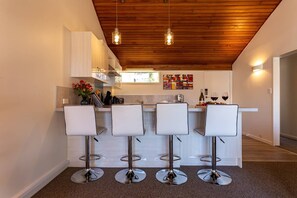 Villa (2 Bedrooms) | Private kitchen | Fridge, microwave, oven, stovetop