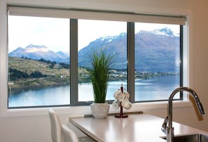 Oven, stovetop, dishwasher, cookware/dishes/utensils - Remarkable Lake View Townhouse Queenstown Hill (Queenstown)
