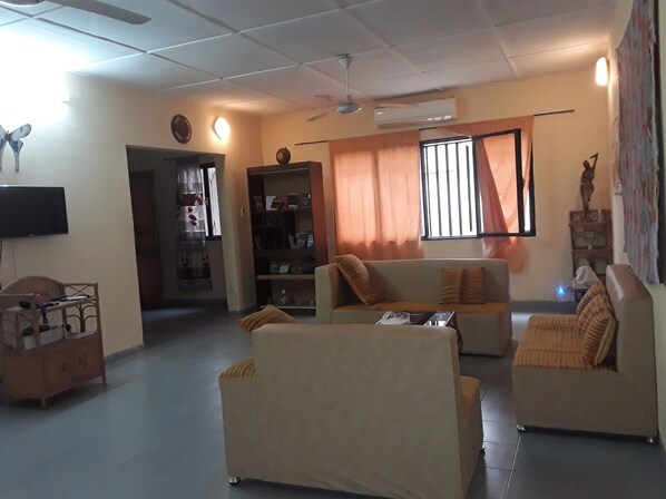 Sitteområde i lobbyen